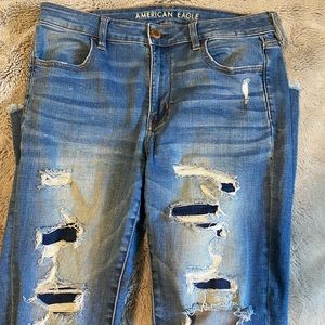 Stretchy Ripped Jeans